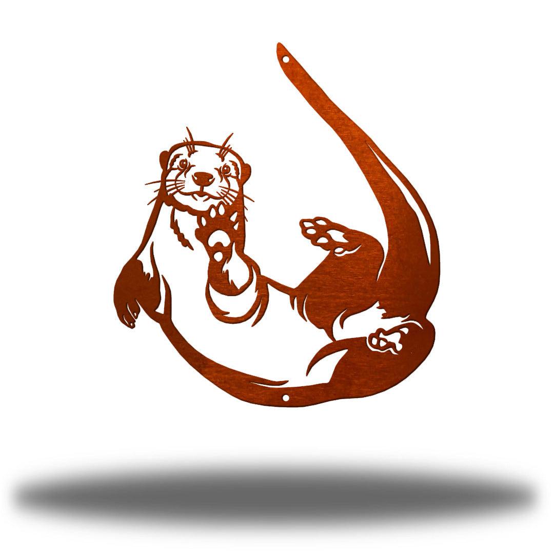 Riverside Designs-Otter-Metal Wall Art Décor